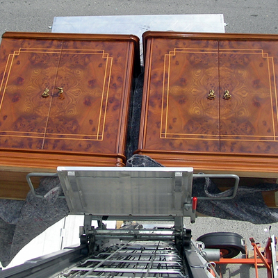 Bajada de muebles con Plataforma