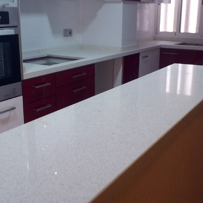 bancada blanco glaciar