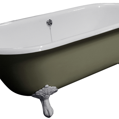 BAÑERA DE HIERRO FUNDIDO MODELO DOUBLE ENDED ROLLED TOP