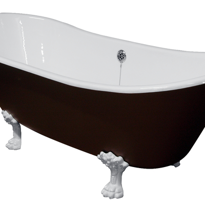 BAÑERA DE HIERRO FUNDIDO MODELO DOUBLE HIGH SLIPPER