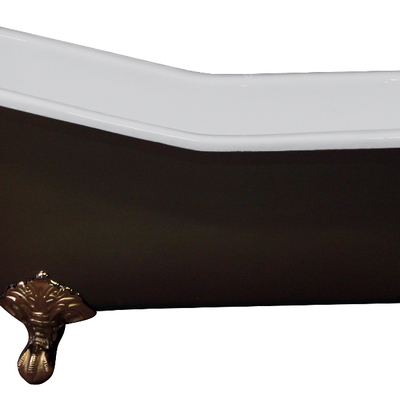 BAÑERA DE HIERRO FUNDIDO MODELO SINGLE HIGH SLIPPER