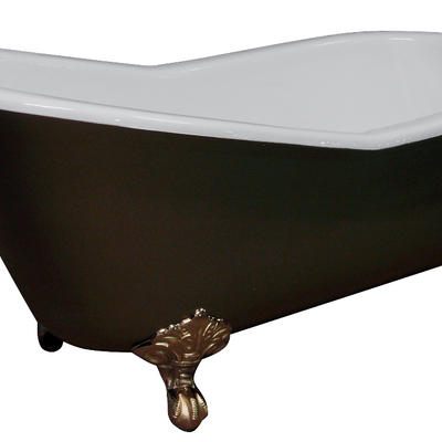 BAÑERA DE HIERRO FUNDIDO MODELO SINGLE HIGH SLIPPER