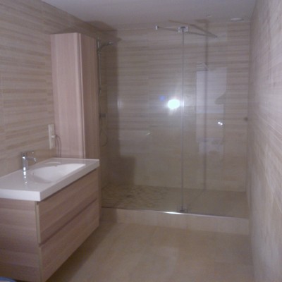 baño comfortable y practico.