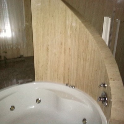 baño en chalet de lujo