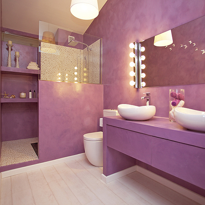 Baño en Microcemento por Arquitectos Madrid 2.0