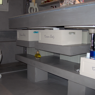 Baño microcemento