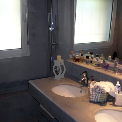 Baño microcemento