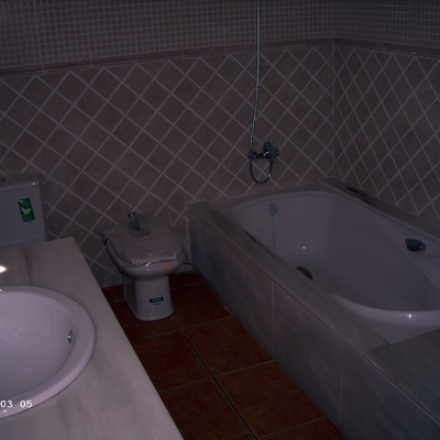baño terminado