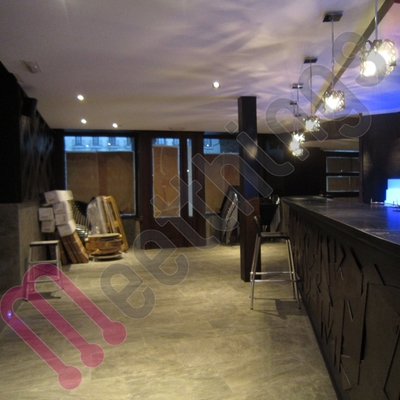Bar iluminado con LEDs