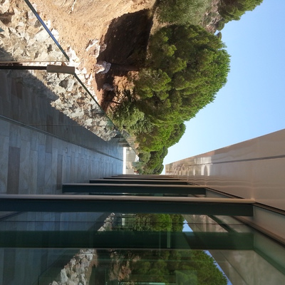 Baranda cristal 10+10 y muro cortina