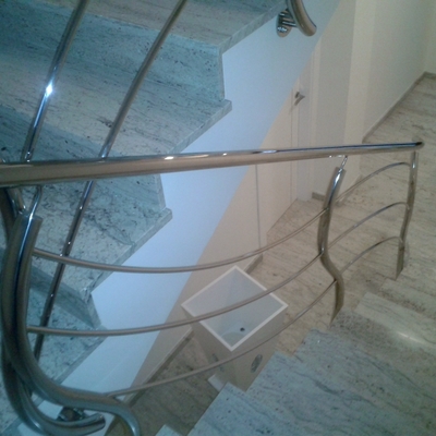 Baranda en acero inoxidable