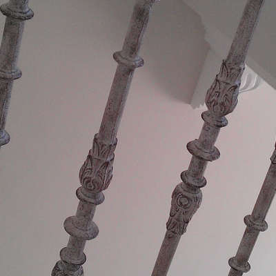 pasamanos envejecido