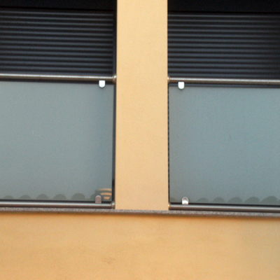 Barandillas con cristal