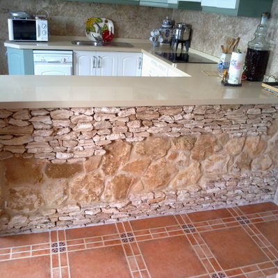 barra de cocina campera