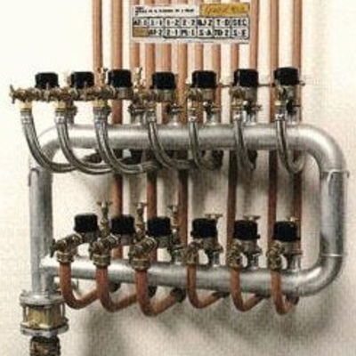 Batería de contadores de agua