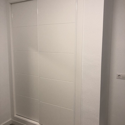 Armario corredera lacado blanco R4