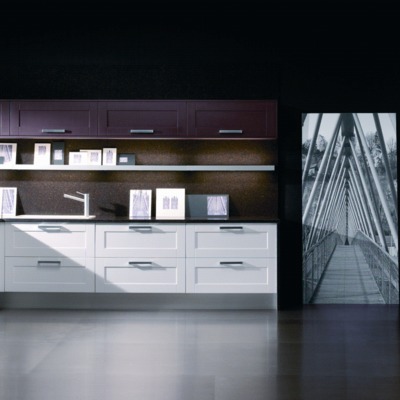 Belinda blanco y cacao satinado