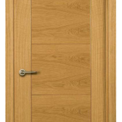 BLOCK DE PUERTA DE ROBLE RANURADA 