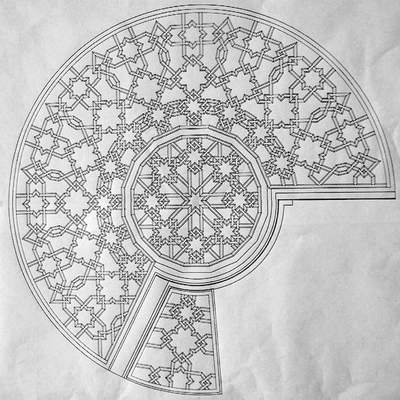 Boceto artesonado diseño exclusivo