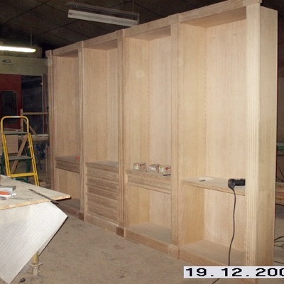 Boiserie amb fusta de roure 