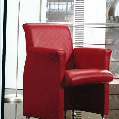 butaca Polipiel  Roja