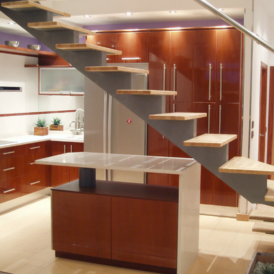 Cocina abierta a salón. Loft Las Matas. . (2004)