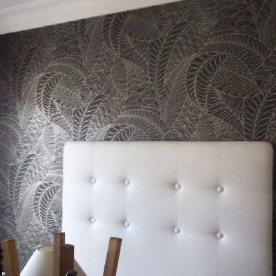 CABECERO DE PAPEL PINTADO