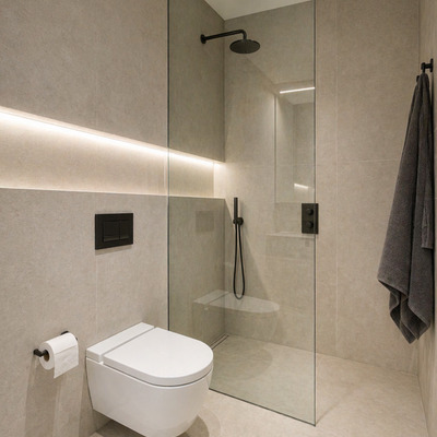 iluminación del baño