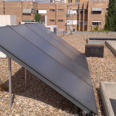 Calentamiento de piscina (Madrid)