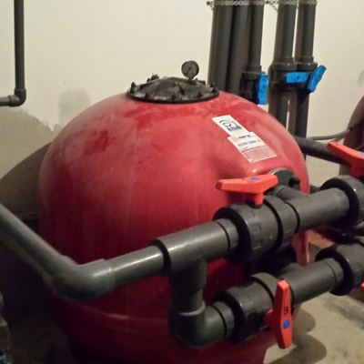 Cambios de arena al filtro