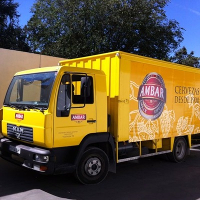 camion CERVEZAS AMBAR