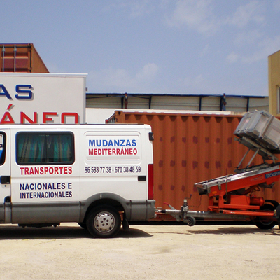 Camión, Furgoneta, plataforma elevadora