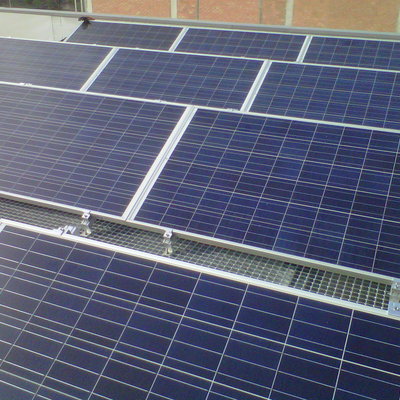 Campo fotovoltaico.
