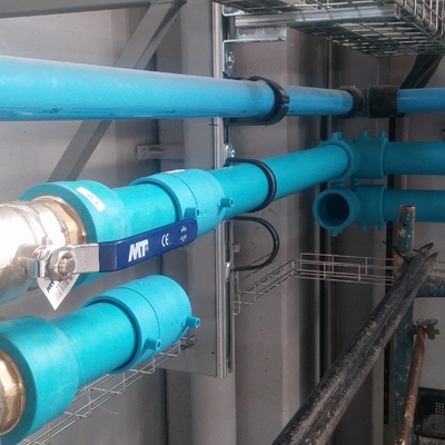 Canalización de instalacion de refrigeración