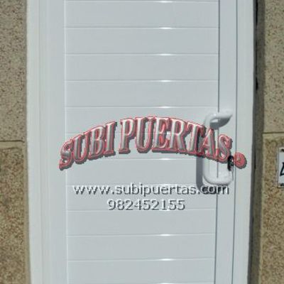 cancilla aluminio soldado subipuertas