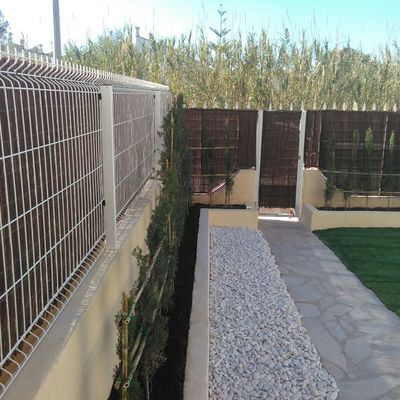 Instalación de canto rodado