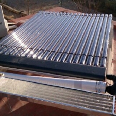 Captador solar tubular