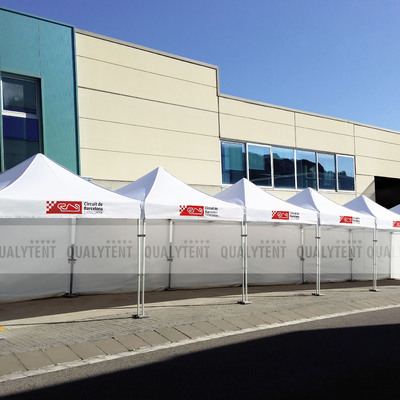 Carpas plegables personalizadas para Circuit de Barcelona