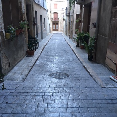 Cambio de colector, red de agua potable, aceras y pavimentación 4/4