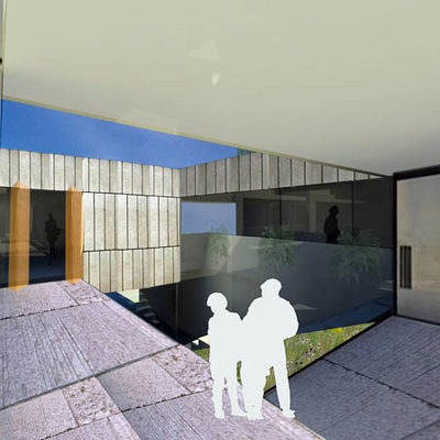 Casa para dos músicas. Vivienda sostenible.