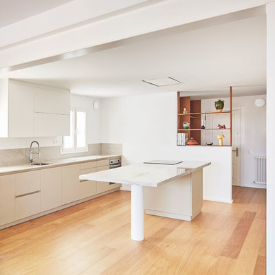 Reforma de un ático en la calle Castillejos.