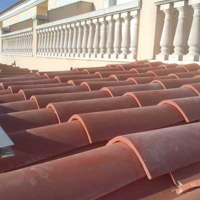 Colocacion de teja árabe