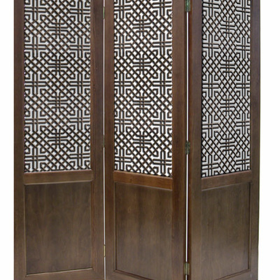 Celosía en biombo separador