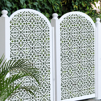 Celosía separador de jardín. Vallados