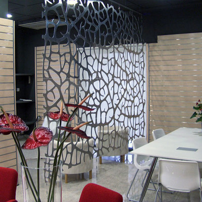 celosías arquitectónicas separaciones ambientales