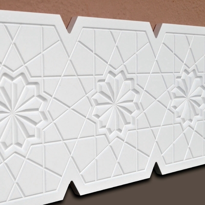 Cenefa decorativa tallada andalusi