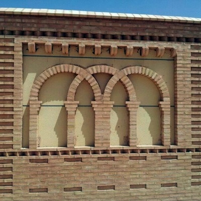 Cerramiento de ladrillo visto