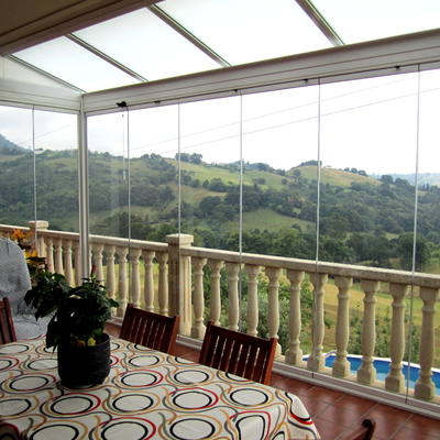 Cerramiento de terraza en Alto la Madera (Asturias)
