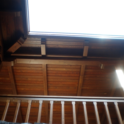 Cerramiento de terraza en madera