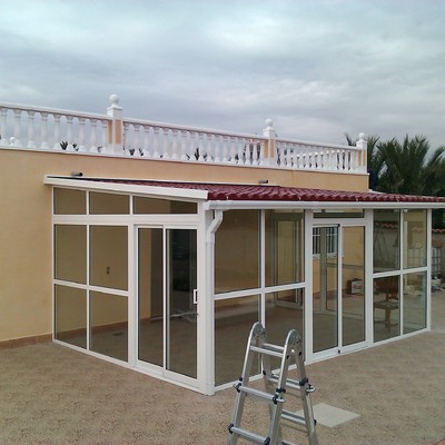 cerramiento con techo teja